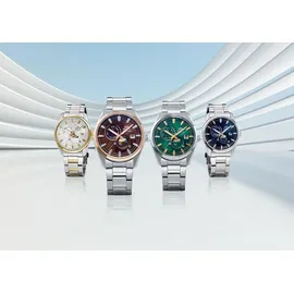 Orient Stretto Sun and Moon Automatik Edelstahl 40 mm RA-AK0314E30B