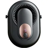 Amxcnoy Tragbarer Ventilator, Kleiner Ventilator, Nackenventilator, Ideal Für Outdoor-aktivitäten Und Camping (schwarz)