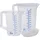 Hünersdorff Messkannenset 1x 1000,1x 2000ml PP transp.D151xH205mm Griff geschl.HÜNERSDORFF