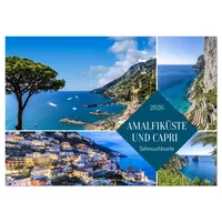 Calvendo Amalfiküste und Capri - Sehnsuchtsorte (Wandkalender 2026 DIN