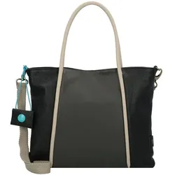 Gabs Lydia Schultertasche Leder 36 cm  schwarz