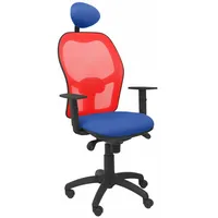 Piqueras y Crespo Bürostuhl mit Kopfstütze Jorquera Ergonomischer -