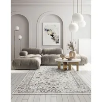 MERINOS CREATION, 200 x 290 cm - Creme - Braun - Vintagemuster
