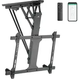 Maclean Brackets Maclean elektrische Neigbare TV Halterung mit App-Steuerung 32-70" für Decke Dachschräge inkl. Fernbedienung, bis 35kg MC-880T