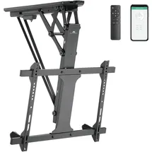 Maclean Brackets Maclean elektrische Neigbare TV Halterung mit App-Steuerung 32-70" für Decke Dachschräge inkl. Fernbedienung, bis 35kg MC-880T