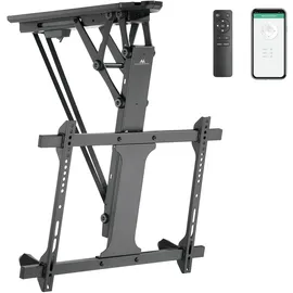 Maclean Brackets Maclean elektrische Neigbare TV Halterung mit App-Steuerung 32-70" für Decke Dachschräge inkl. Fernbedienung, bis 35kg MC-880T
