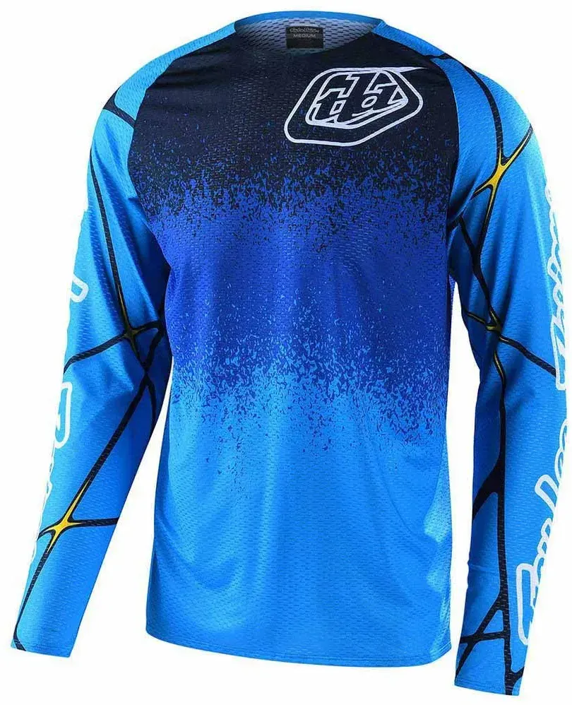 Troy Lee Designs Se Pro Air Webstar Langarm-trikot - Navy / Blue - S