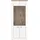 xonox.home Standvitrine  Accadia 85 x 37 x 205 cm Weiß