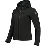 Rusty Stitches Ann Damen Motorrad Textiljacke, schwarz, - 46