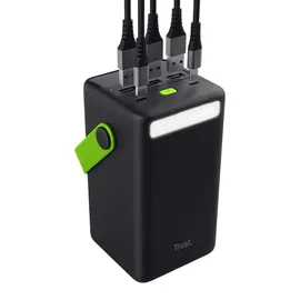 Trust Redoh XXL Schnellladegerät Powerbank 50.000mAh Schwarz