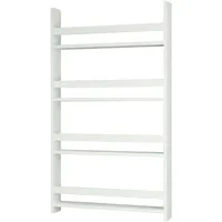 [en.casa] Kinderregal Sotenäs 120x74x10cm Weiß
