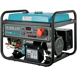 Könner & Söhnen KS 7000E-3 ATS Stromerzeuger Generator Benzin Notstromaggregat 5500W mit E-Start