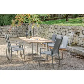 Niehoff Scalea Stapelstuhl 57 x 64 x 100 cm silbergrau