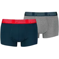 Puma Men Everyday Trunks Marine/Grau Baumwolle Small Herren