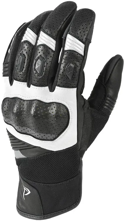 DIFI Rallye Air 2 perforierte Damen Motorrad Handschuhe, schwarz-weiss, Größe XS