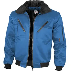 Pilotenjacke 4in1 einfarbig - M - royal