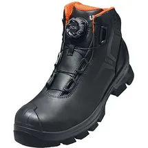 Uvex 2 MACSOLEÂ Stiefel S3 65321 schwarz, orange Weite 10 40 (S3, 40)