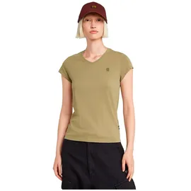 G-Star Eyben Slim 2.0 Kurzarm-T-Shirt Mit V-ausschnitt Ensis Green M