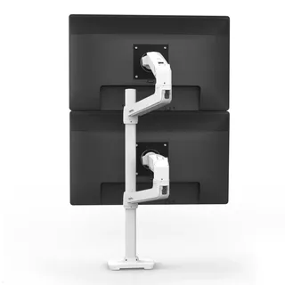 Ergotron LX Dual Monitorarm Tischhalterung erweiterbar auf bis 4 Monitore (weiß)