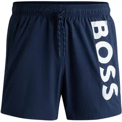 Badeshorts BOSS "Badeshorts Octopus", Herren, Gr. L, N-Gr, blau, Obermaterial: 100% Polyamid PA., Badehosen