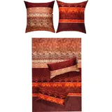 Erwin Müller Bettwäsche rot 240x220 cm 40x80 cm)