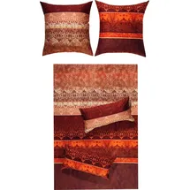 Erwin Müller Bettwäsche rot 240x220 cm 40x80 cm)