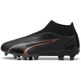 Puma Ultra Match+ LL FG/AG Soccer Shoe, Black-Copper Rose, 44