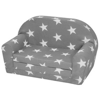 dynamic24 Kindersofa 80 x 46 x 40 cm grau