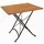 ACAMP Set Lindau 2x Sessel 1x Tisch 80 cm x 80 cm Teak-Schwarz