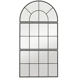 Homcom Wandspiegel 76 x 53 cm Schwarz