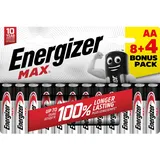 Energizer Max Mignon AA 8 + 4 gratis