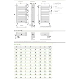 Kermi Badheizkörper Basic-E 899 x 804 mm 600 W weiß WRX links