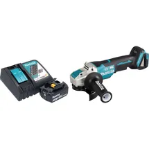 Makita DGA 520 RF1X1 Akku Winkelschleifer 18 V 125 mm X-LOCK Brushless + 1x Akku 3,0 Ah + Ladegerät