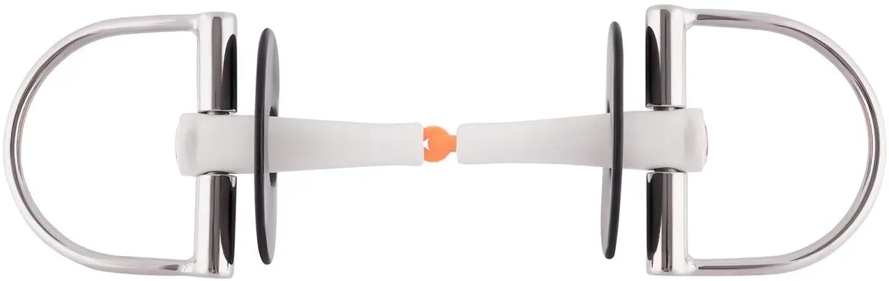 Sprenger Nathe D-Ring-Wassertrense, einfach gebrochen, 18 mm, Thermoplastik