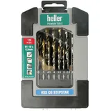 Heller Tools GmbH Metallbohrer-Set DIN 338 Stepstar Ø1-10 mm 19-tlg.