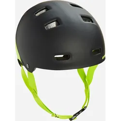 Fahrradhelm Bowl 520 Kinder schwarz/neongelb S/52-55cm