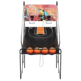 vidaXL Arcade-Basketballspiel Schwarz