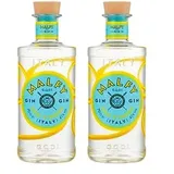 Malfy Gin con Limone – Super Premium Gin aus Italien mit italienischen Zitronen – 41% Vol – 1 x 0,7L (Packung mit 2)