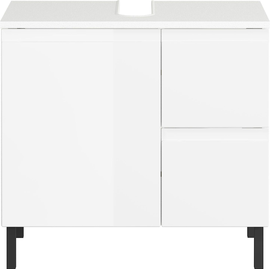 Germania Waschbeckenunterschrank »Scantic«, Breite 60 cm, Badezimmerschrank, verstellbarer Einlegeboden, weiß