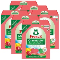 Frosch Granatapfel Bunt-Waschpulver 1,35 kg - Mit fruchtigem Duft (6er Pack)