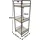 [en.casa] Pargas Küchenregal 43 x 14 x 13 cm Schwarz