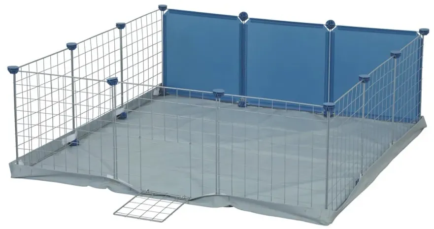 ZOLUX NEOLIFE Neopark Gehege für Hauskatzen105x105x35 blau