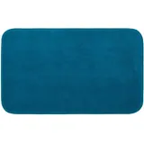 Gözze - Premium Rutschfester Badteppich, RIO, 100% Microfaser, 70 x 120 cm - Petrol