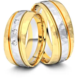 Trauringe D ̧ren 333er Gelb-/Weiflgold - 2728