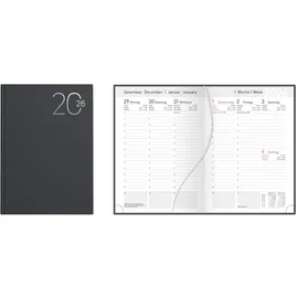 IDENA Wochenkalender 2026 XL grau