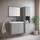 Badplaats Badezimmerschrank Montreal 30 x 30 x 131 cm Grau Matt