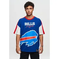 Recovered Buffalo Cut and Sew Oversized NFL T-Shirt -