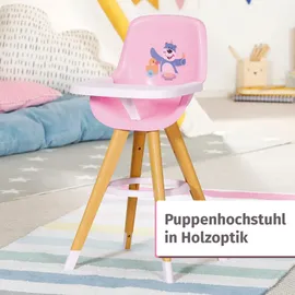 BABY BORN Puppenhochstuhl Puppenstuhl rosa 829271