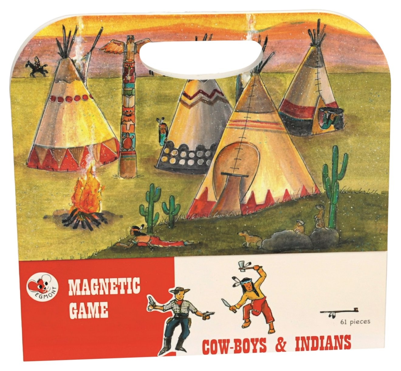 Heico - Egmont Toys 630663 Spiel magnetisch Cowboy & Indian