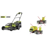 Ryobi  Hybrid Akku-Rasenmäher  RY18LMH37A-0 18V One+ ohne Akku und Ladegerät